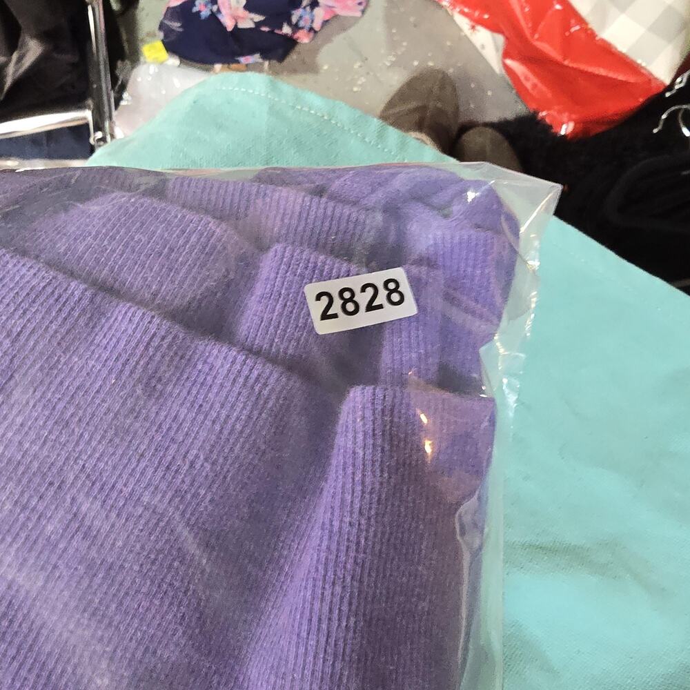 Adidas Purple Pullover Sweatshirt Womens Large Athleisure - Picture 8 of 8